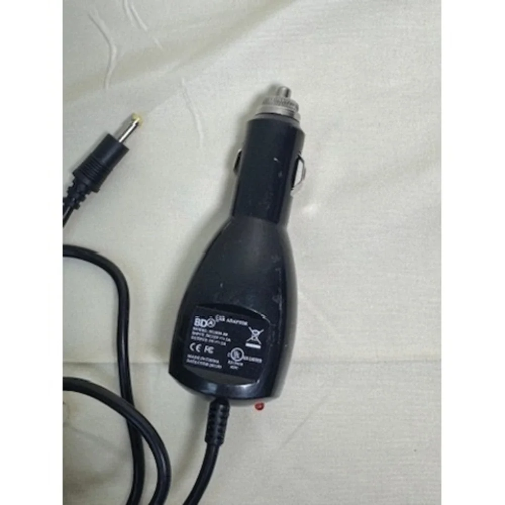 OEM Sony PSP Car Adapter Power Charger Cable Black BD-001 GUC Tested & Works